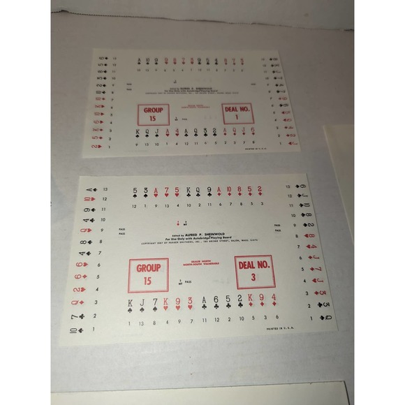Vintage 1969 Advanced Autobridge Playing Board Set Alfred P. Sheinwold PB - Picture 10 of 15